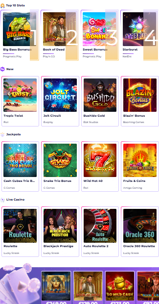 Slotroyals Casino mobile